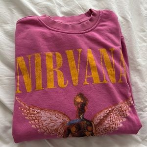 Oversized Nirvana crewneck